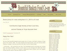Tablet Screenshot of bountifulbaskets.org